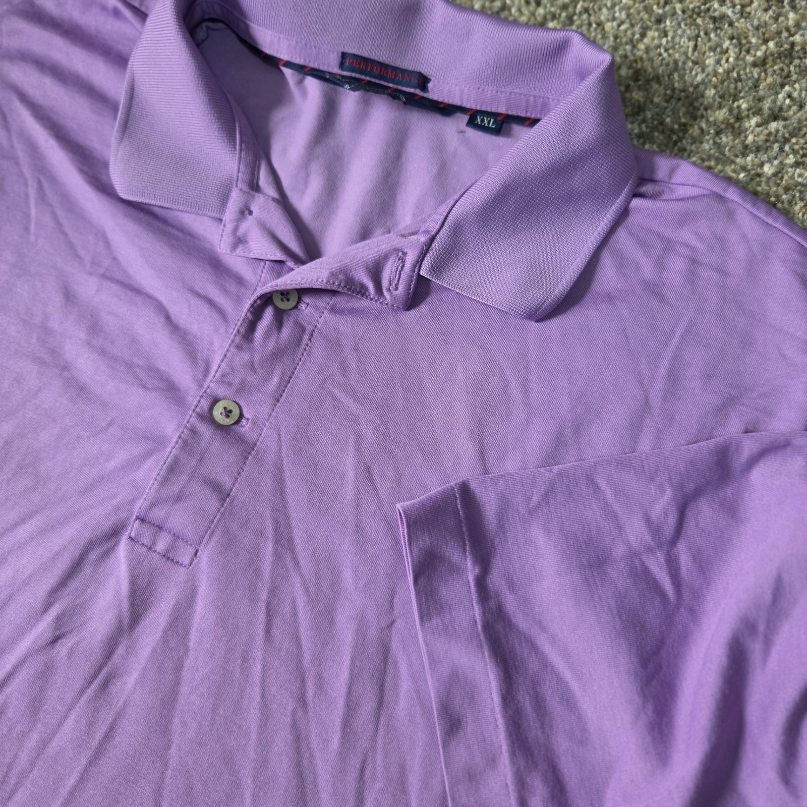 Polo Golf Ralph Lauren Performance Purple Pima Cotton Stretch Polo Shirt Men Xxl